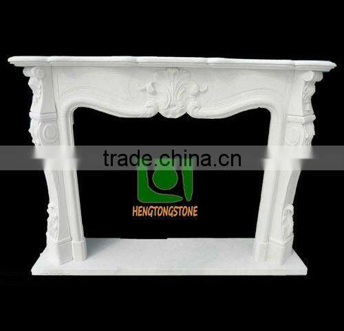 Hunan White Marble Fireplace Surround