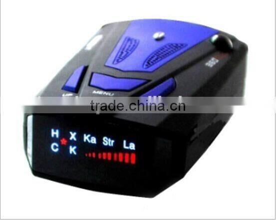 Hot-selling Radar Chronograph Car Radar Detector 360 Degree Russian/English Voice Remind Car Speed Limited V7 Radar Detector