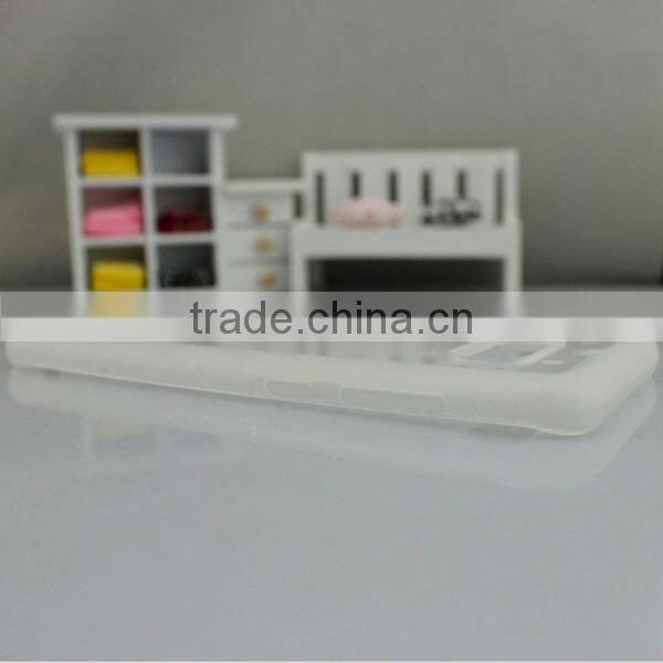 Transparent smartphone phone case with groove for samsung s8 plus