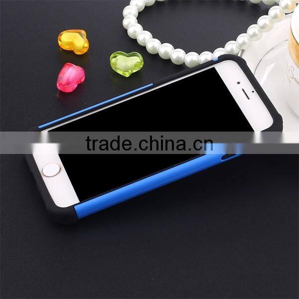 3 in 1 back cover football pattern phone shell TPU + PC phone case for iPhone 7