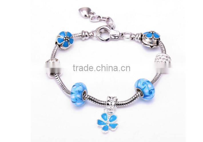 Wholesale Stock Small Order Fashion DIY Chamilia Beads Bracelets
