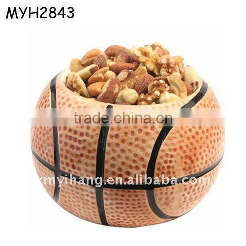 ceramic golf ball shape vase/ pot/container/ base