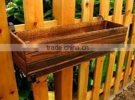 cheap flower box wood planter boxes