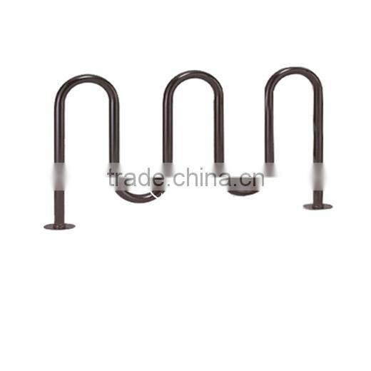 Arlau Bicycle Rack For 4 Bikes,Galvanzied Circle Bike Racks,Surface Mounted Bike Stand