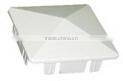 5"x5" White External Vinyl Flat Post Caps