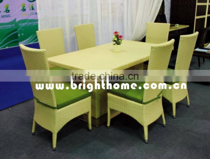 Turkish Glass Dining Room Table 6 Chair Set