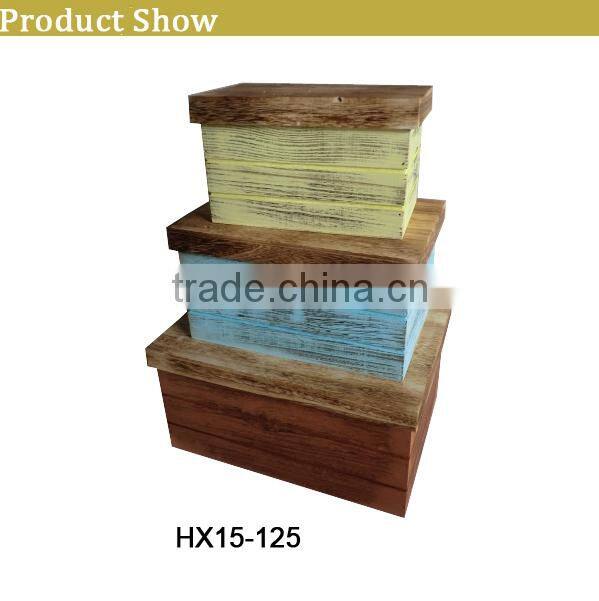 wooden storage box