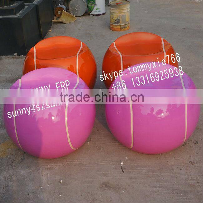 Fiberglass ball chair