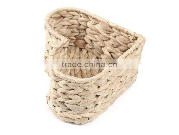 Water hyacinth heart storage gift basket
