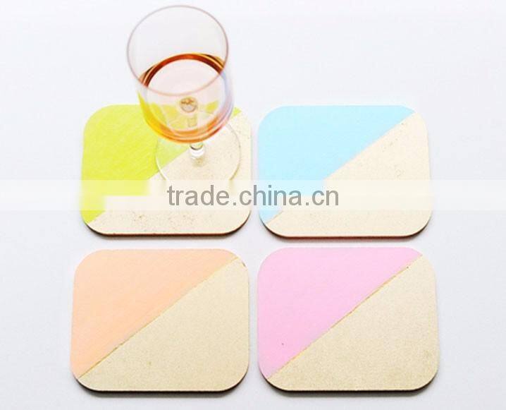 Lacquered wooden coasters/ Lacquer coaster set/ Showy lacquer coaster