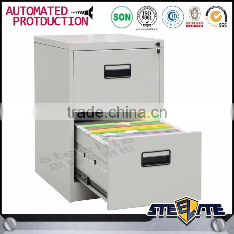 Steelite metal storage cabinet lockable 2 drawer filing cabinet