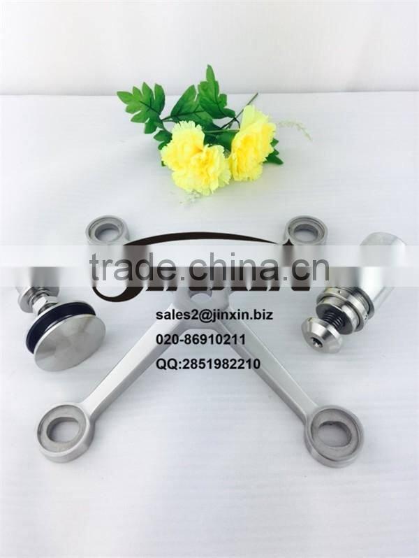 JINXIN standard 304 Stainless steel types of glass spider fitting