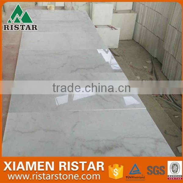 Hot sales China polished Carrara White Marble slabs