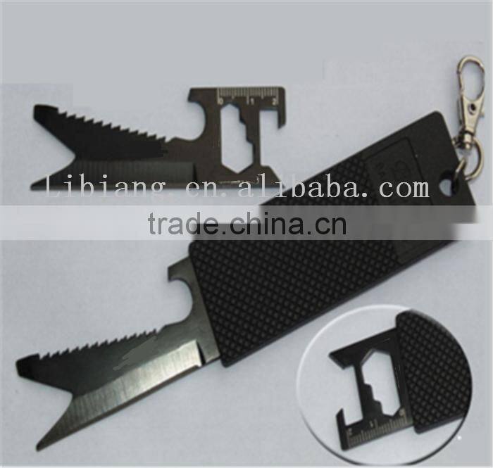 Special gift for men 7-in-1 portable foldable credit card knife