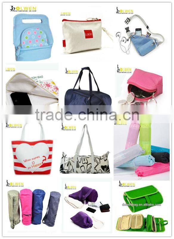 Large Capacity Drawstring Cotton Yoga Mat Bag for Shoulder Carring