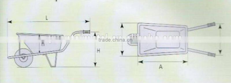 concrete sand building Wheel barrow WB5580