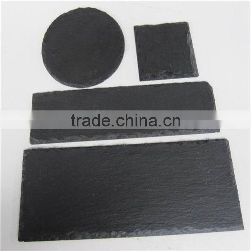 convenient black slate placemat
