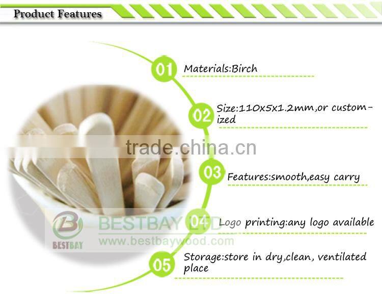 High quality wooden coffee stirrer