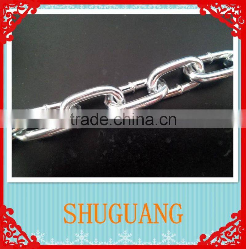 GAVANIZED OR SELF COLOR HIGH QUALITY TRANSPORT CHAIN NACM1990(G70) SHUGUANG MADE IN CHINA