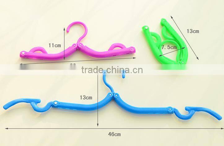 Plastic Foldable Hanger Travel Clothes Hangers