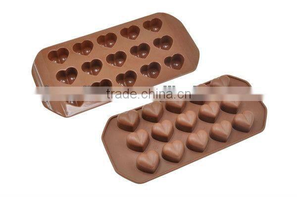 Heart Shape Silicone chocolate mould/ Ice Cube Tray