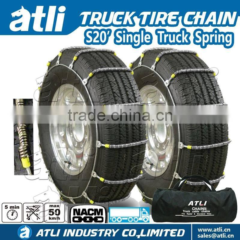 9mm carbon steel diamond design car snow chain