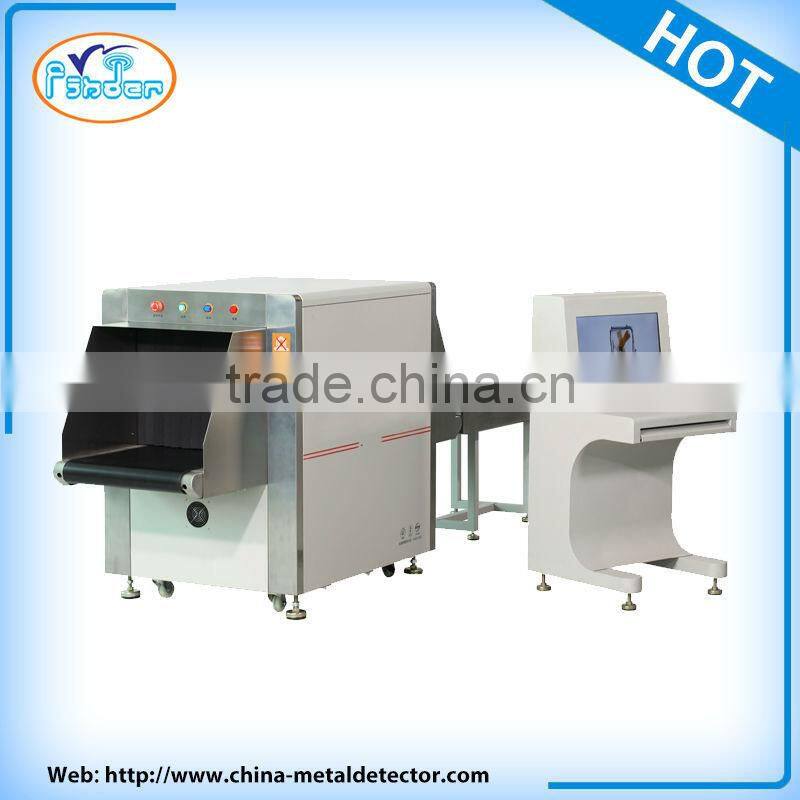 Airport usage X Ray baggage scanner for security checking