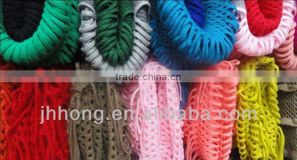 Fashion Knitted Yarn mesh collar/scarf for warm/beauty