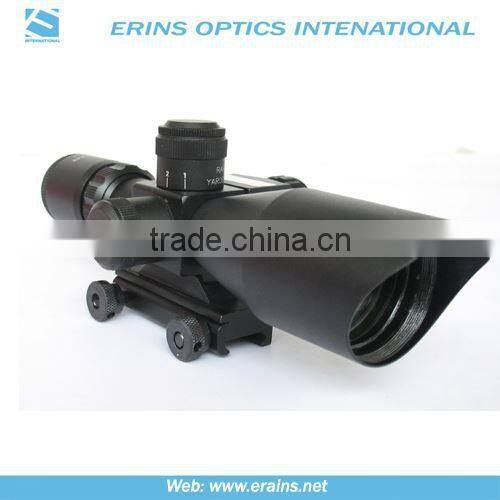 High quality of PRO hunting compact 2.5-10x40 riflescope Red laser sight for pistol and spotting scope of Laser Aim Rifle Scope