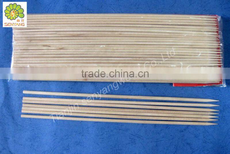 skewer fancy angled colored decorative wooden toothpick