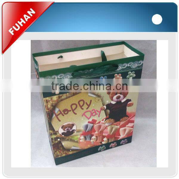 fancy quality fashion design corrugated paper gift boxes with handle