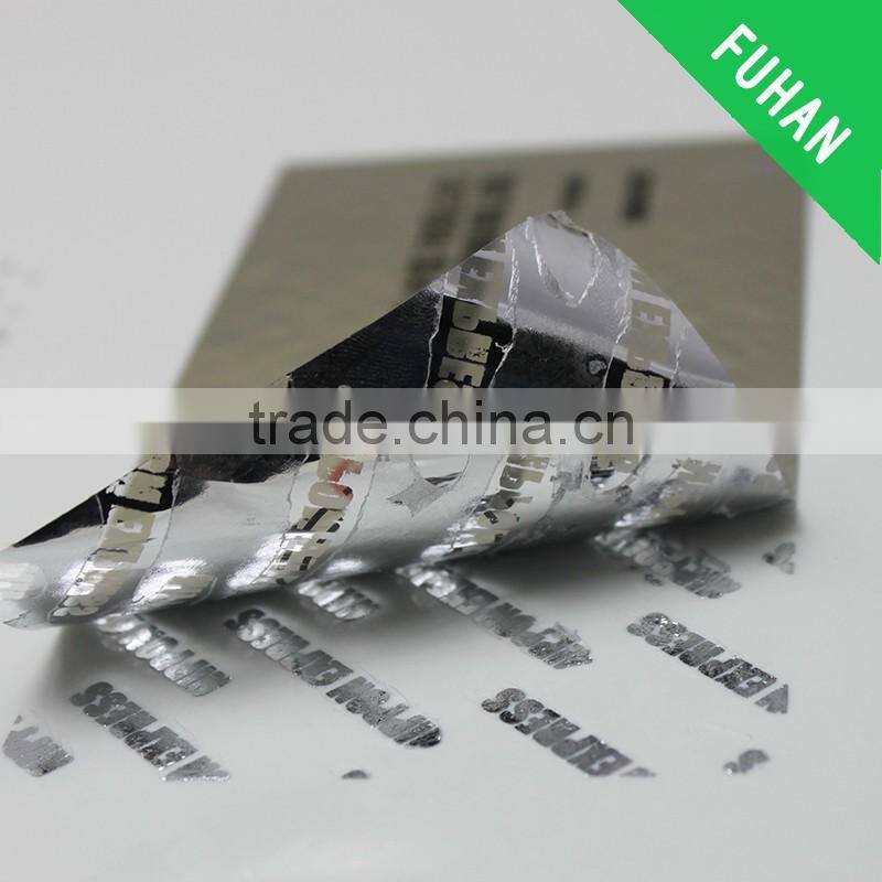 China Manufacture Custom Security Sticker