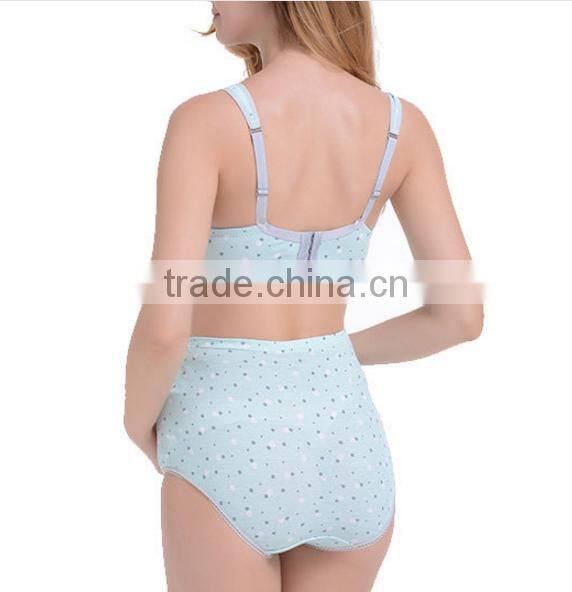 2016 shuoyang factory direct pregnant womenunderwear sexy bra and panty