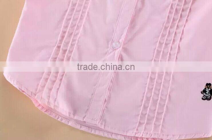 Girl's School Uniform Shirt Short Sleeve International School Uniform Summer School Uniform