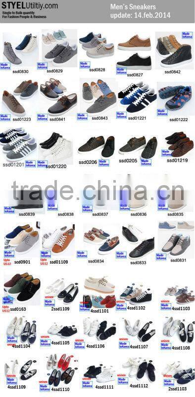 2014 s/s various styled fashion sneakers fashion canvas made in korea