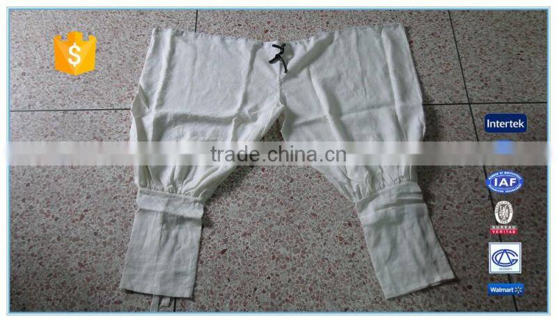 Pure Linen Breeches Baggy Pants For Men
