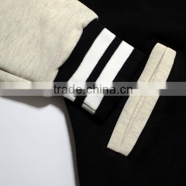 Wholesale blank baseball slim fit jacket for young man