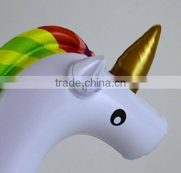 Inflatable Unicorn Cup Holder Drink Float Unicorn Drink Pool Float