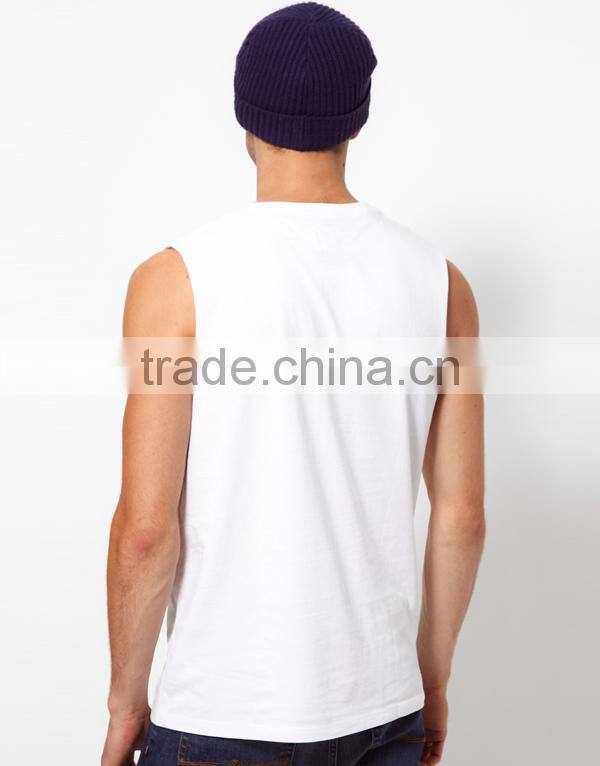 Custom Men Plain Tank Tops With Pocket