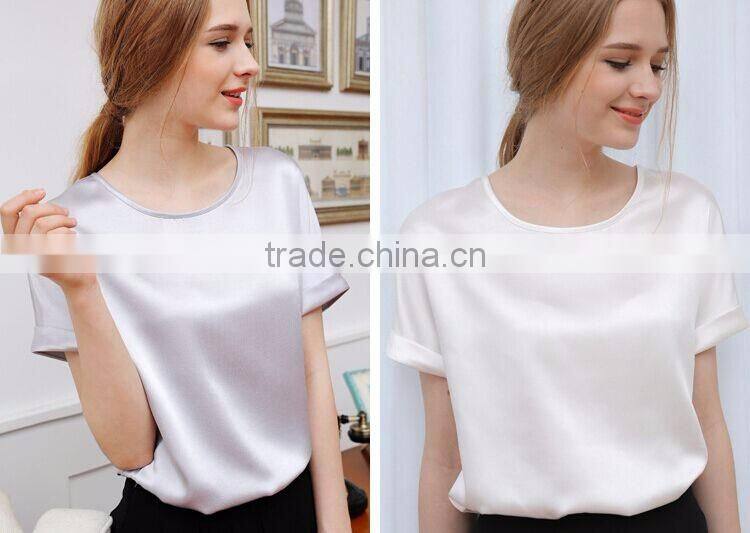 F20041B lady newest style t shirt summer design