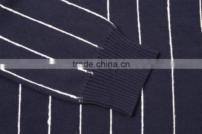Hot Winter Men's Vertical Stripe Sweater