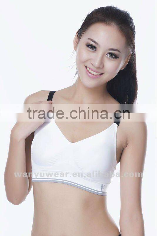 Fashion colorfuly seamless stylish yoga sports girl brand sexi girl bra