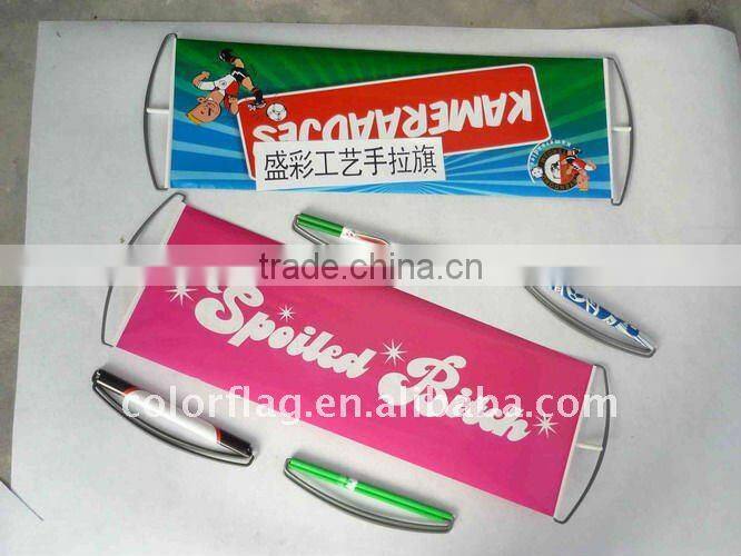 high quality Hand held rolling banner
