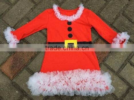 baby girl christmas santa claus dress Yiwu Garment Factory