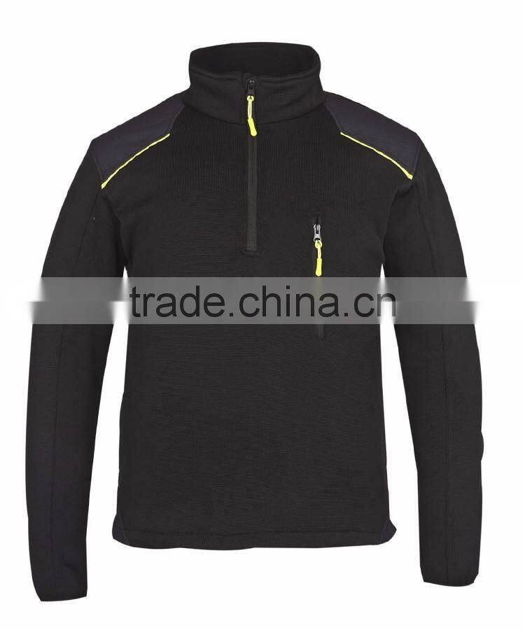 Wholesale casual work coat mens bodkin knitted sweater jacket