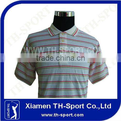 100% men cotton golf shirts