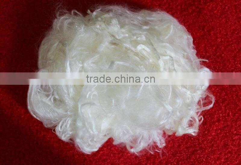 Milk protein fiber yarn