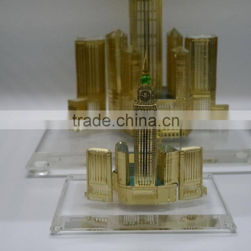 Famous Crystal Makkah Royal Clock Building For Souvenir gift