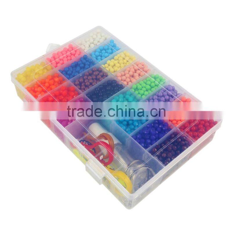 2400Pcs 24 Color Hama Beads 5MM Perler Beads DIY Creative Puzzles Tangram Jigsaw Board Educational Baby Kid Toys Gifts
