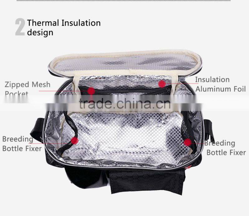 Insulated Water-Proof Lining Lunch Box Bag Cooler Tote Travel Picnic Bag